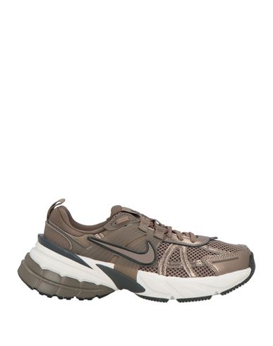 Nike Woman Sneakers Bronze Size 5.5 Textile Fibers, Synthetisches Material In Brown