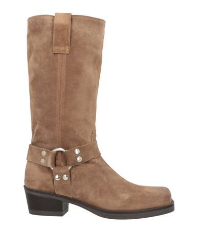 J D Julie Dee Woman Boot Light Brown Size 8 Leather In Sand