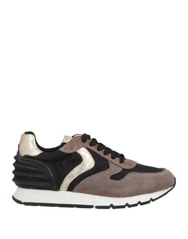 Voile Blanche Woman Sneakers Black Size 7 Goat Skin, Nylon