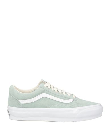 Vans Woman Sneakers Sage Green Size 8 Leather In Green