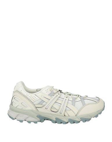 Asics Woman Sneakers Light Grey Size 5.5 Textile Fibers, Synthetisches Material In White