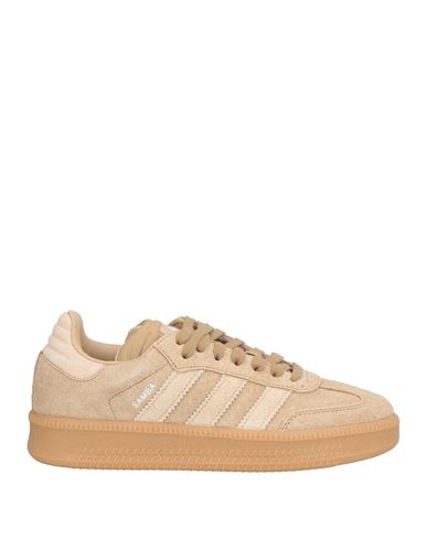 Adidas Originals Woman Sneakers Beige Size 10 Leather In Neutral
