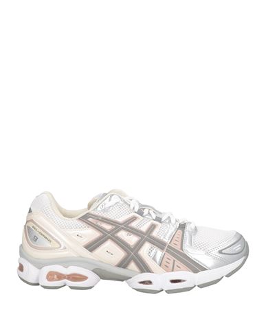 Asics Woman Sneakers White Size 5 Textile Fibers, Synthetisches Material In Multi
