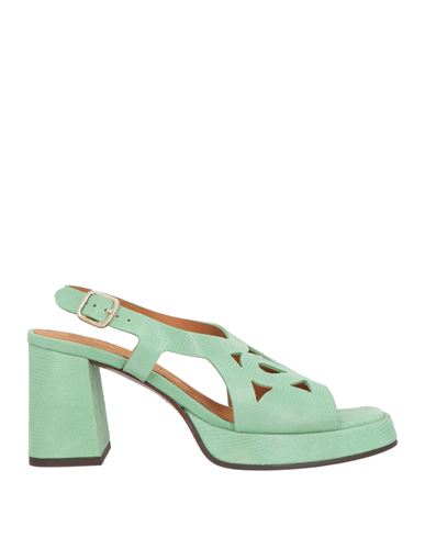 Chie Mihara Woman Sandals Light Green Size 7 Leather