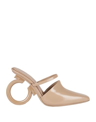 Mules & Zuecos Mujer Beige 38 Mujer