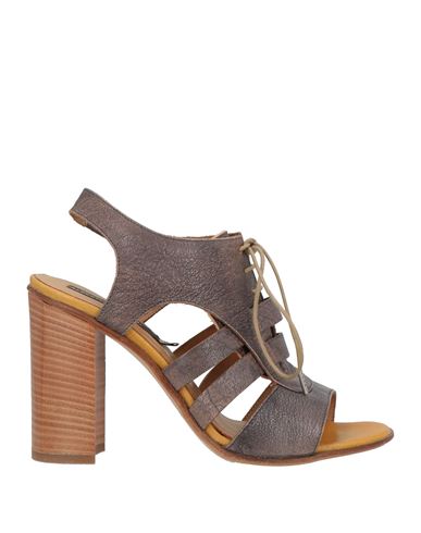 Alberto Fermani Woman Sandals Dark Brown Size 7 Leather In Multi