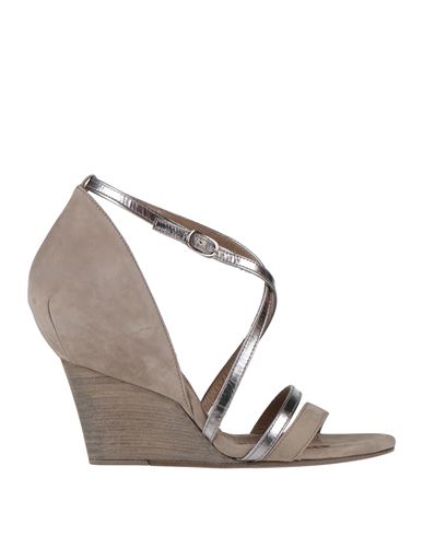 Vic Matie Vic Matiē Woman Sandals Taupe Size 7 Leather In Gray