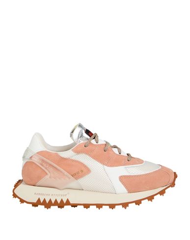Run Of Woman Sneakers Salmon Pink Size 9 Leather In Pink