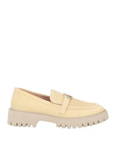 Liu •jo Woman Loafers Sand Size 8 Leather In Multi