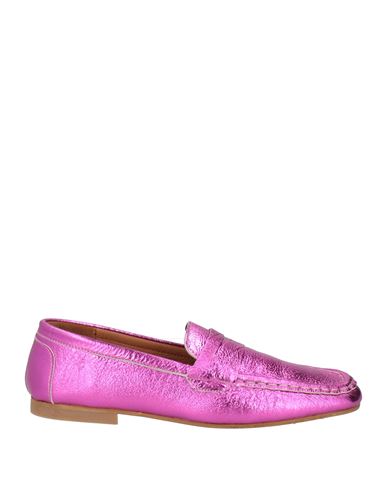 Tosca Blu Studio Woman Loafers Fuchsia Size 7 Textile Fibers In Multi