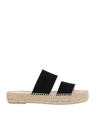 Manebi Manebí Woman Espadrilles Black Size 7 Leather