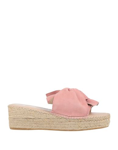 Manebi Manebí Woman Espadrilles Pink Size 11 Leather