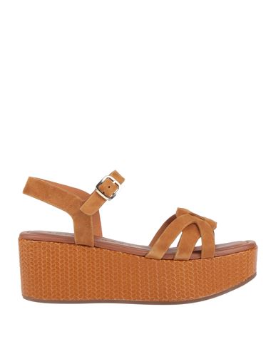 Chie Mihara Woman Sandals Tan Size 7.5 Leather In Brown