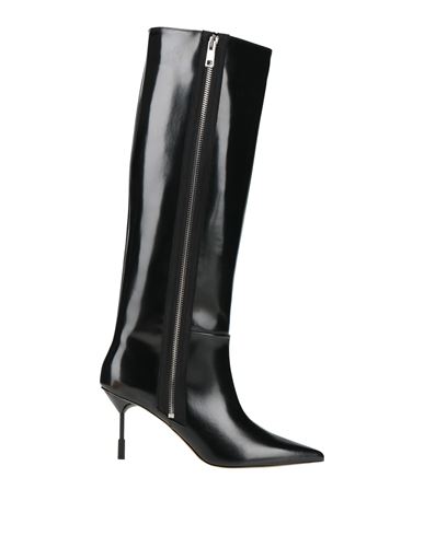 Msgm Woman Boot Black Size 10 Leather