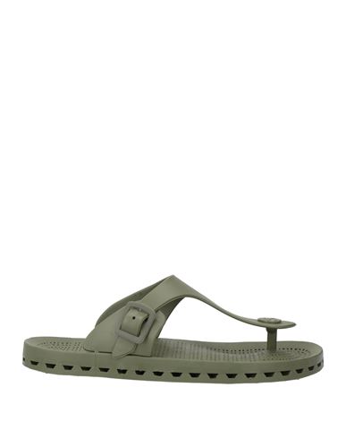 Sensi Woman Thong Sandal Military Green Size 10-11 Pvc - Polyvinyl Chloride