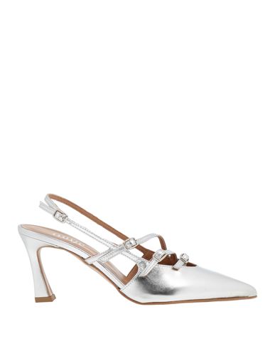 Ovyè Ovyé Woman Pumps Silver Size 7 Leather