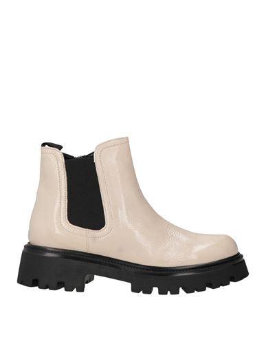 Melluso Woman Ankle Boots Cream Size 7 Leather In White