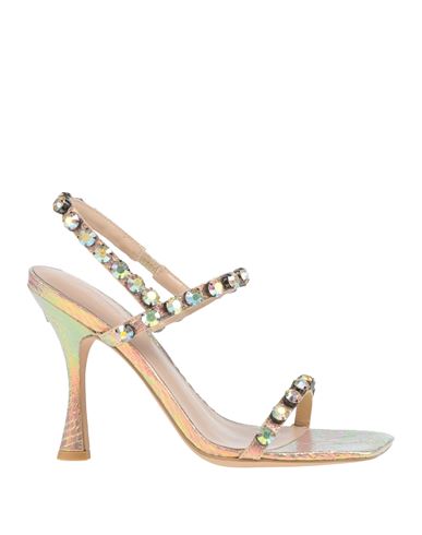 Actitude By Twinset Woman Sandals Blush Size 7 Textile Fibers In Multi