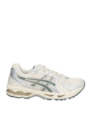 Asics Woman Sneakers Off White Size 6.5 Textile Fibers, Synthetic Fibers