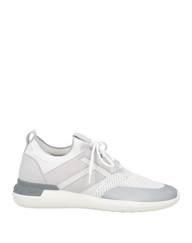 Tod's No Code Tod's No_code Man Sneakers White Size 9 Leather, Textile Fibers In White