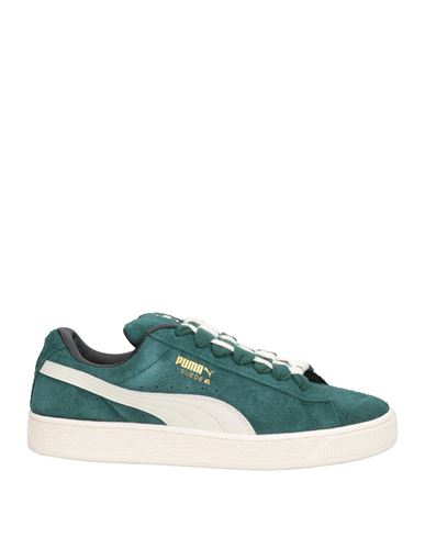Puma Select Woman Sneakers Deep Teal Size 7.5 Leather In Pattern