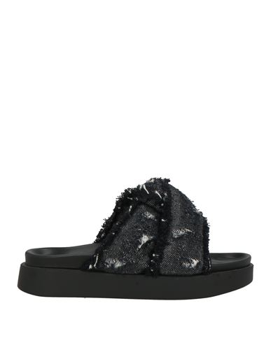 Inuikii Woman Sandals Black Size 8 Textile Fibers