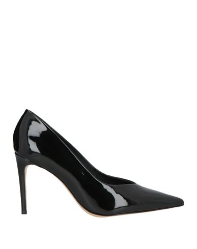 Luciano Padovan Woman Pumps Black Size 8 Leather In Black