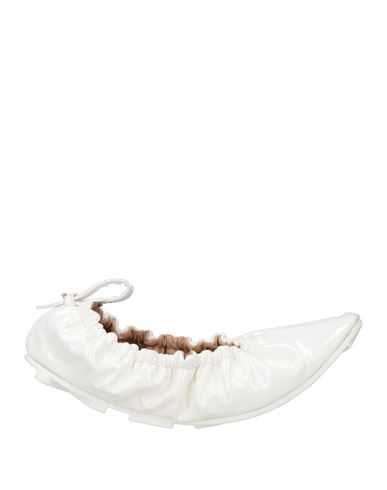 Medea Woman Ballet Flats White Size 8 Textile Fibers