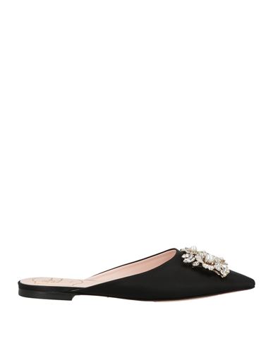 Roger Vivier Woman Mules & Clogs Black Size 8 Textile Fibers In Black