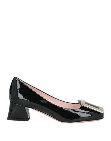 Roger Vivier Woman Pumps Black Size 5.5 Leather In Black