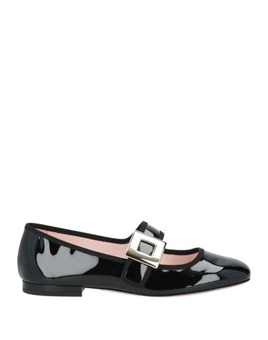 Roger Vivier Woman Ballet Flats Black Size 5 Leather