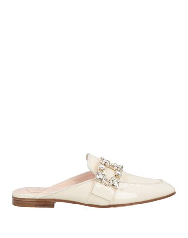 Roger Vivier Woman Mules & Clogs Ivory Size 6.5 Leather In Pink