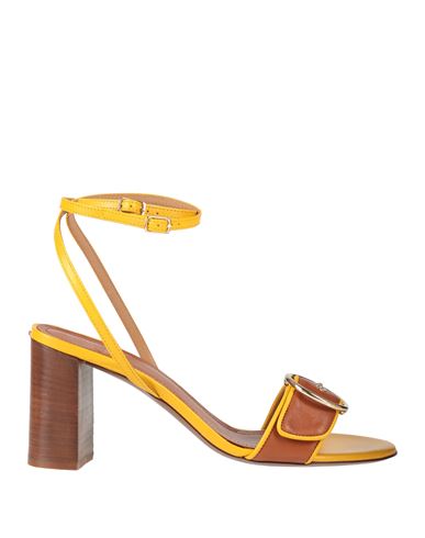 Lac Milano Woman Sandals Brown Size 8 Leather In Multi