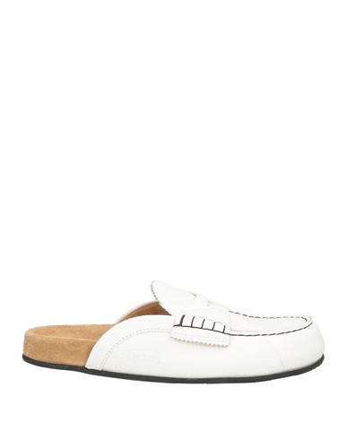 College Man Mules & Clogs White Size 11 Leather In Multi