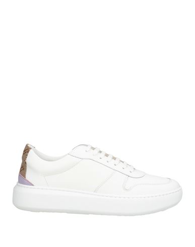 Herno Minimalist White Sneaker With Stylish Details In Multi
