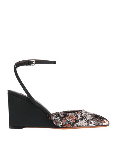 Missoni Woman Pumps Black Size 8 Textile Fibers