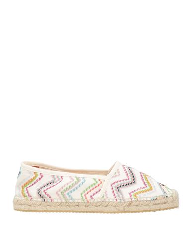 Missoni Woman Espadrilles Beige Size 10 Textile Fibers In Multi