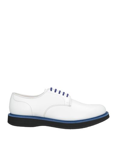 Church's Leyton 5 Man Lace-up Shoes White Size 7.5 Calfskin