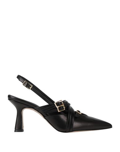 Ovyè Ovyé Woman Pumps Black Size 7 Leather In Black