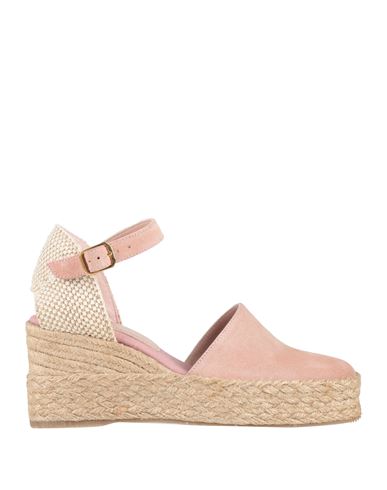 Paloma Barceló Palomitas By  Woman Espadrilles Blush Size 8 Leather In Pink