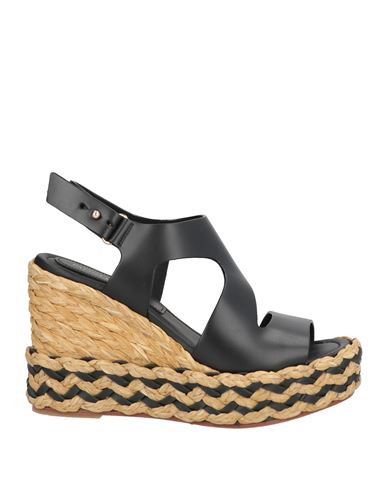 Paloma Barceló Woman Sandals Black Size 8 Cow Leather