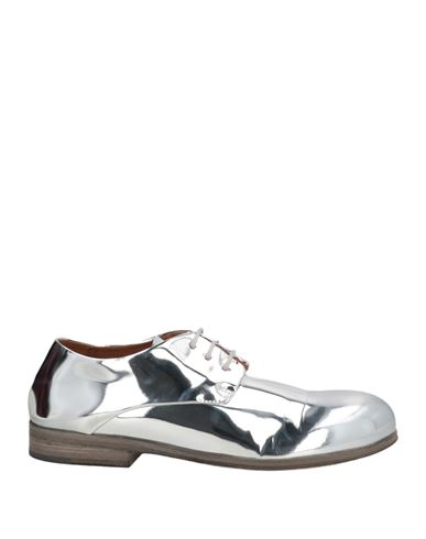 Marsèll Woman Lace-up Shoes Silver Size 8 Calfskin