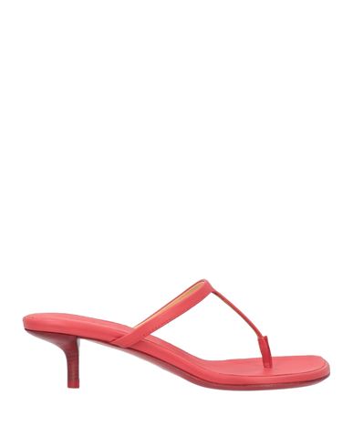 Marsèll Woman Thong Sandal Red Size 8 Calfskin