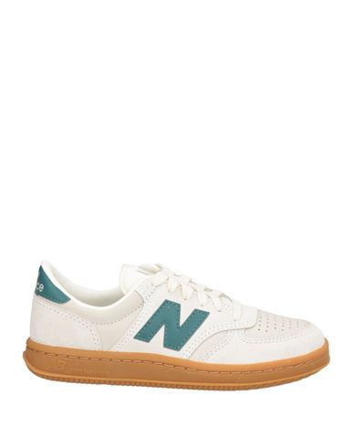New Balance T500 Woman Sneakers Off White Size 8 Leather