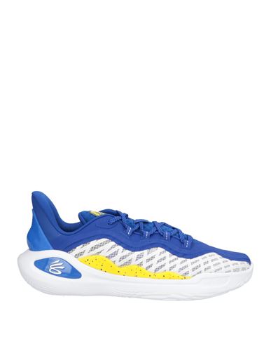 Under Armour Curry Man Sneakers Bright Blue Size 11 Textile Fibers, Synthetic Fibers In Multi