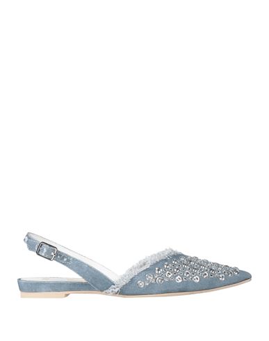 Ras Woman Ballet Flats Blue Size 8 Textile Fibers