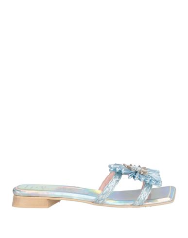 Ras Woman Sandals Sky Blue Size 7 Synthetisches Material