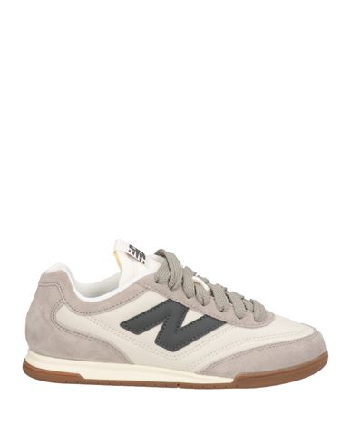 New Balance Rc42 Woman Sneakers Beige Size 7 Leather, Textile Fibers In Gray