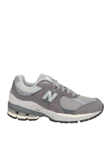 New Balance 2002 Woman Sneakers Grey Size 7 Leather, Textile Fibers In Gray