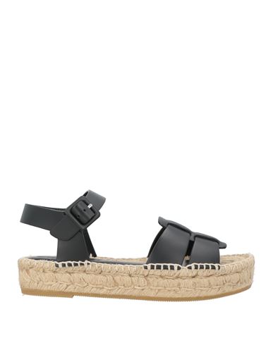 Paloma Barceló Woman Espadrilles Black Size 8 Leather